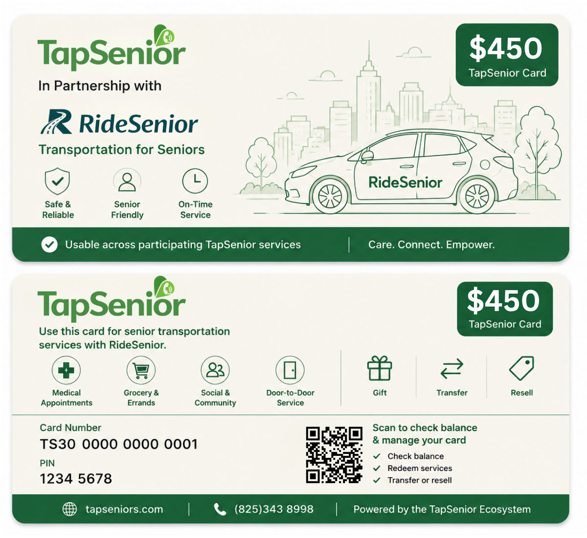 RideSenior Card