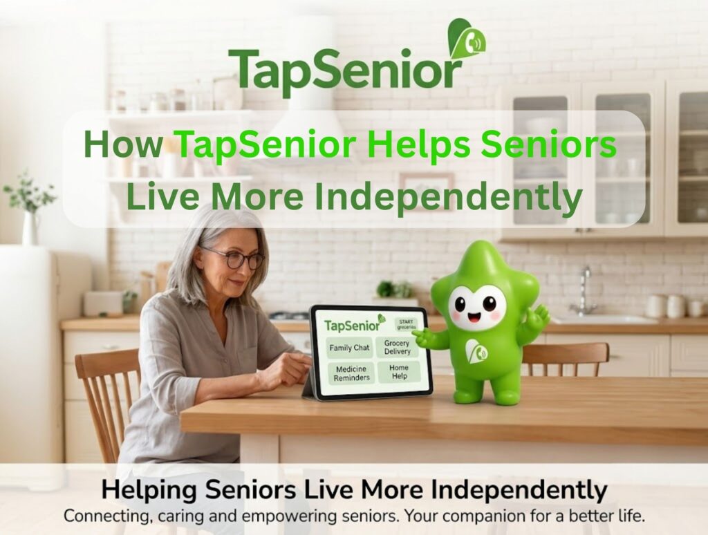 How TapSenior Helps Seniors Live More Independently