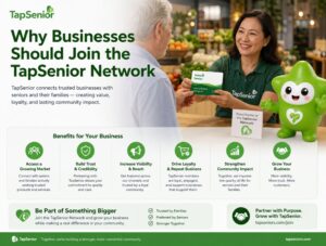 Why Businesses Should Join the TapSenior Network