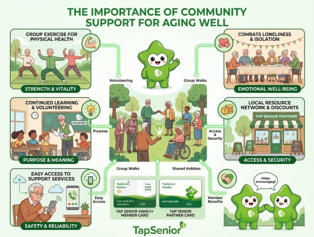 The Importance of Community Support for Aging Well