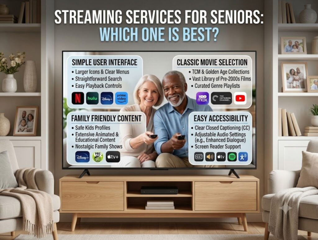 Streaming Services for Seniors: Which One Is Best?