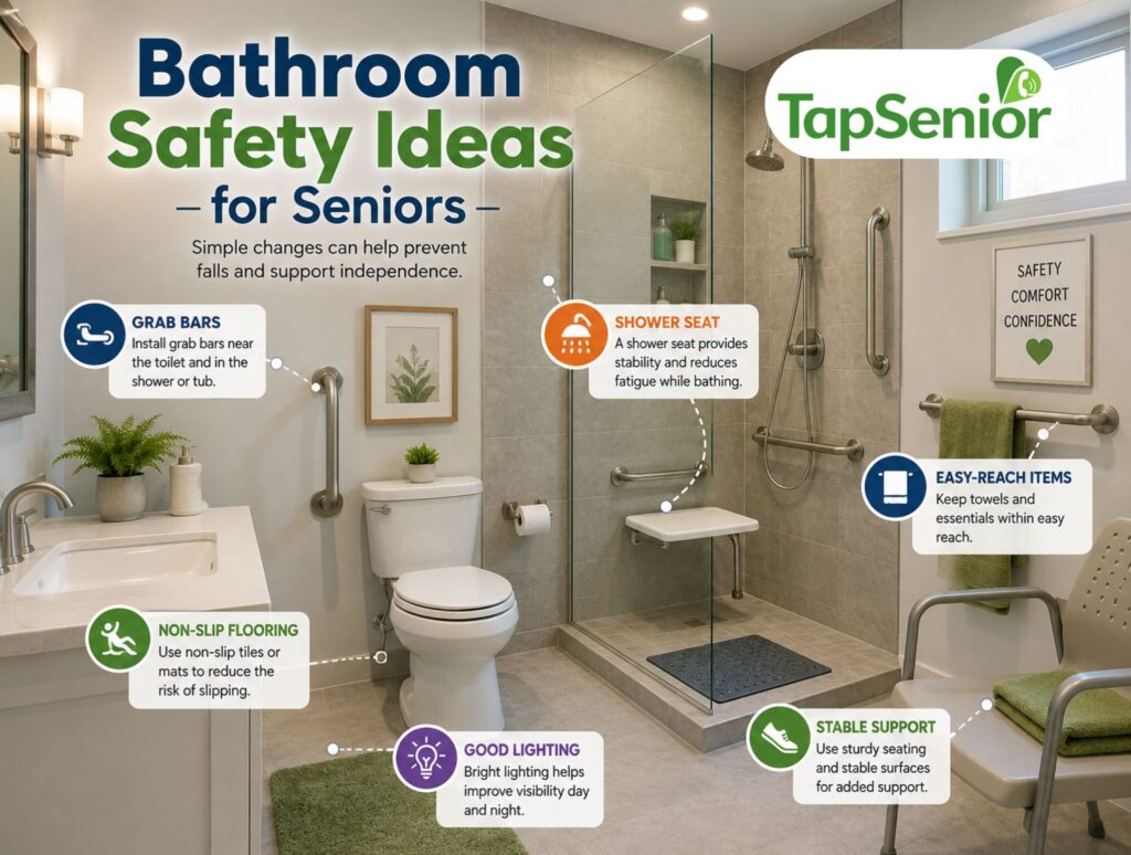 Bathroom Safety Ideas for Seniors