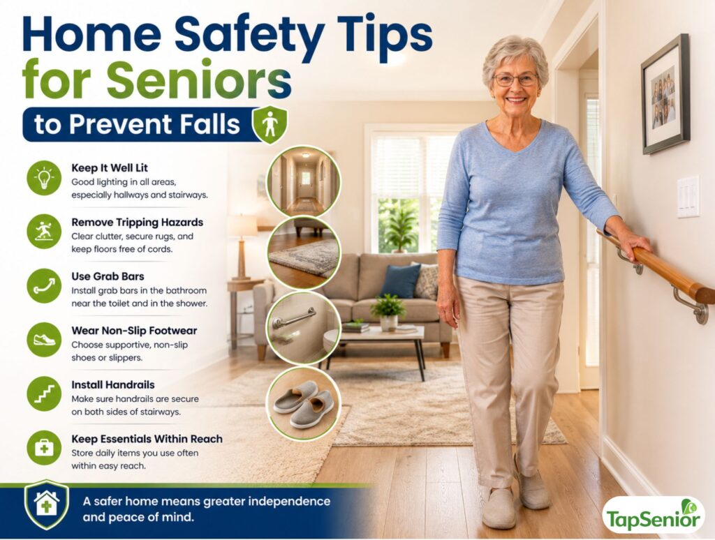 Home Safety Tips for Seniors to Prevent Falls