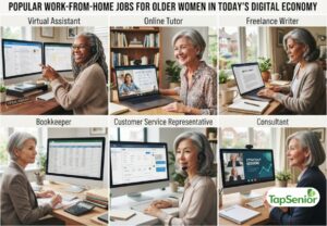 8 In Demand Work-From-Home Online Jobs for Older Women