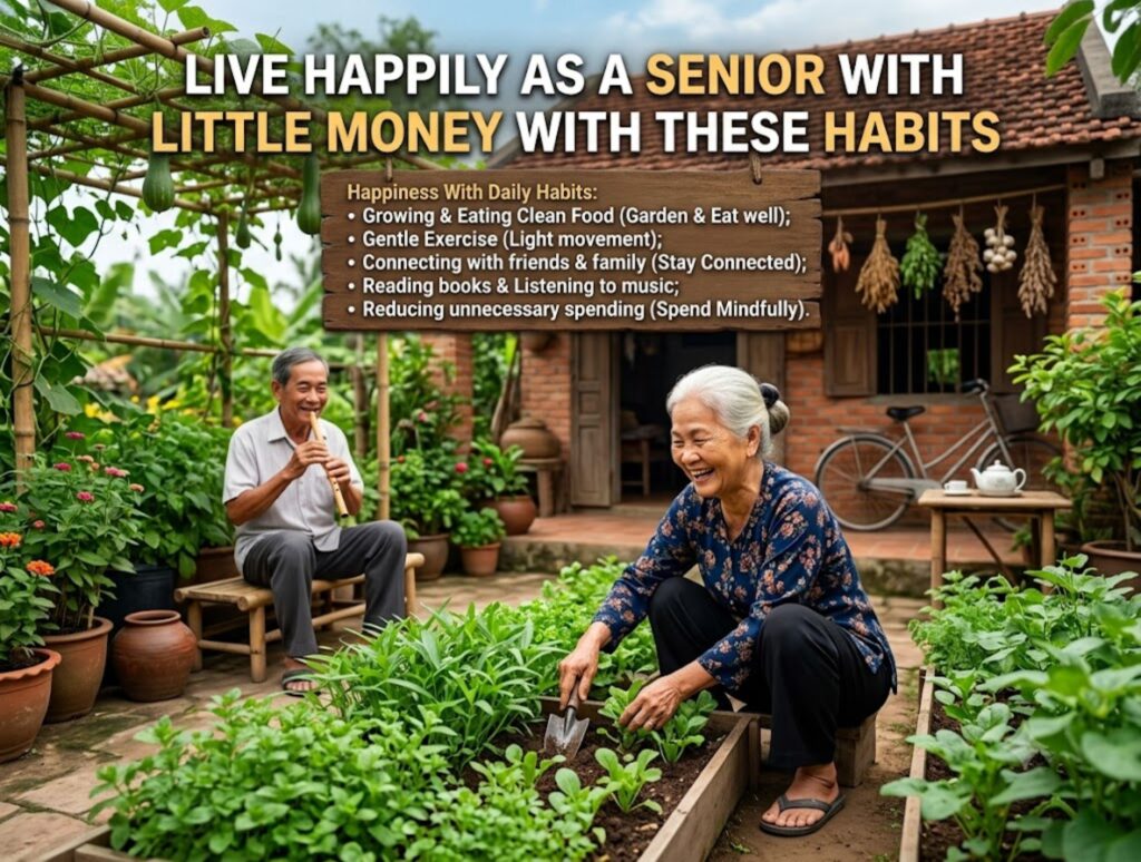 Live Happily As A senior with little money with these Habits