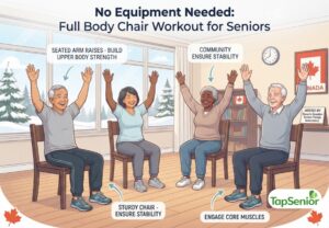 15 Minutes Gentle Chair Exercises for Seniors | No Equipment