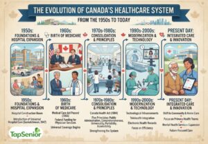 How has Canada's health care changed?
