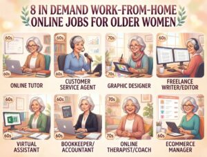 8 In Demand Work-From-Home Online Jobs for Older Women
