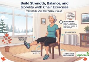 15 Minutes Gentle Chair Exercises for Seniors | No Equipment