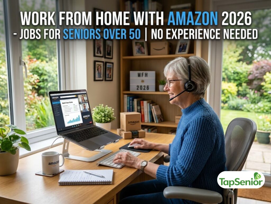 Work From Home With Amazon 2026 - Jobs For Seniors Over 50 | No Experience Needed