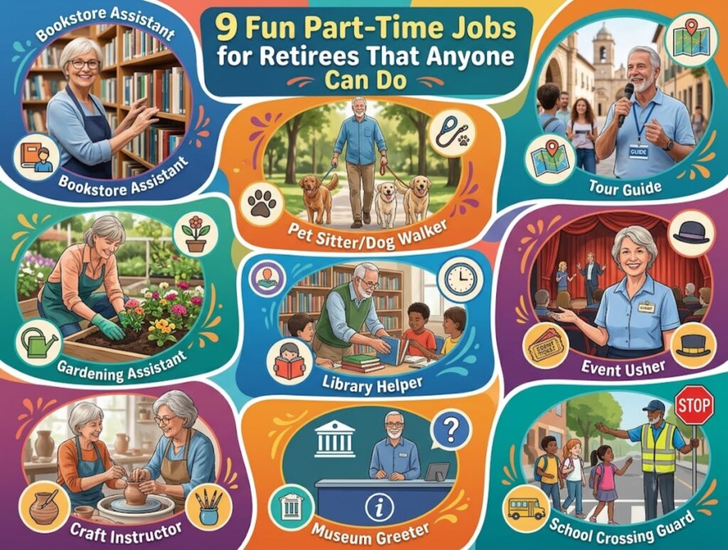 9 Fun Part-Time Jobs for Retirees That Anyone Can Do