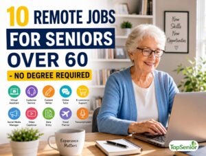 10 Remote Jobs For Seniors Over 60 - No Degree Required