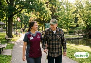 This is a Career in Caregiving with Senior Helpers