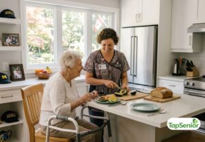 This is a Career in Caregiving with Senior Helpers