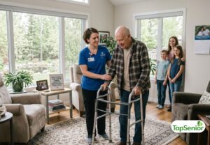 This is a Career in Caregiving with Senior Helpers