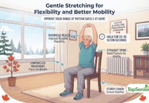 15 Minutes Gentle Chair Exercises for Seniors | No Equipment