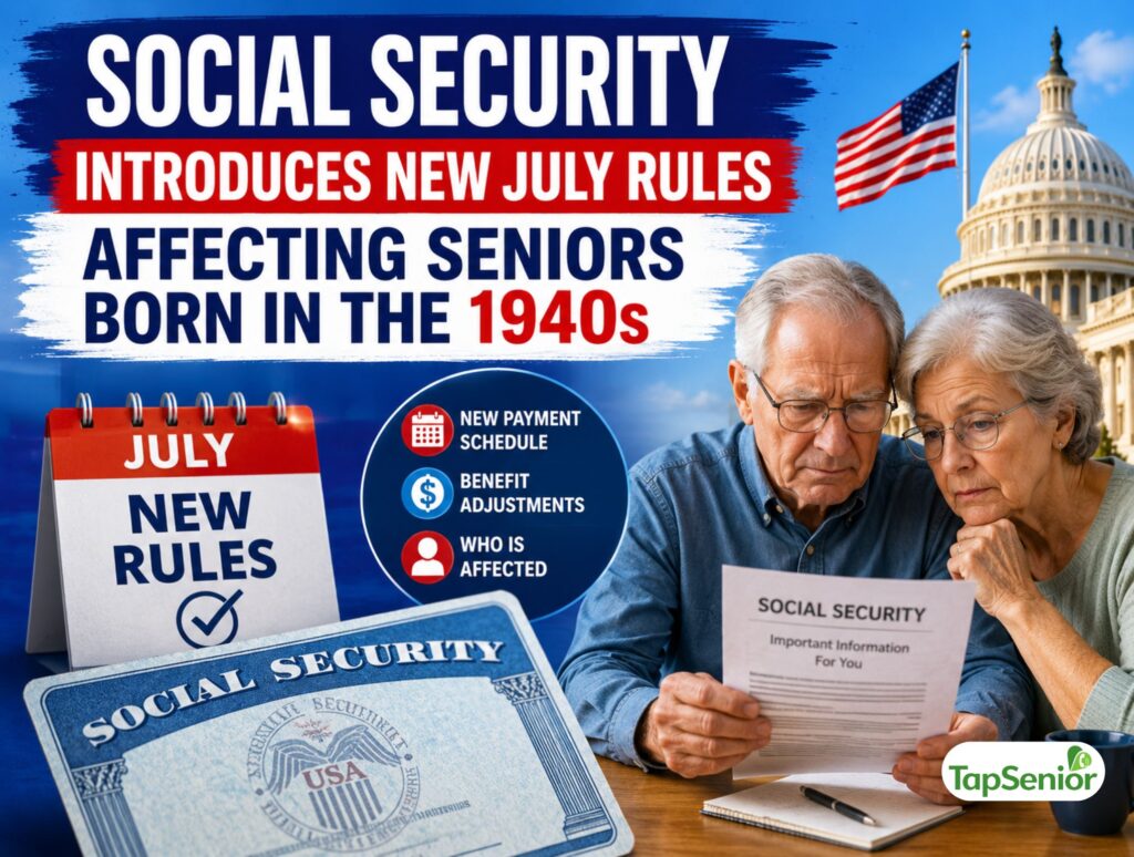 Social Security Introduces New July Rules Affecting Seniors Born in the 1940s