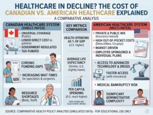 Healthcare In Decline? The Cost Of Canadian Vs. American Healthcare EXPLAINED