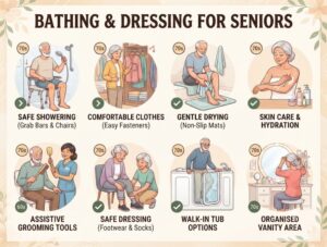 Bathing & Dressing For Seniors