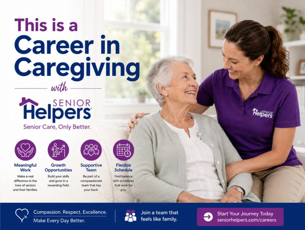 This is a Career in Caregiving with Senior Helpers