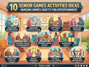 10 Senior Games Activities Ideas - Nursing Homes Crafts Fun Entertainment